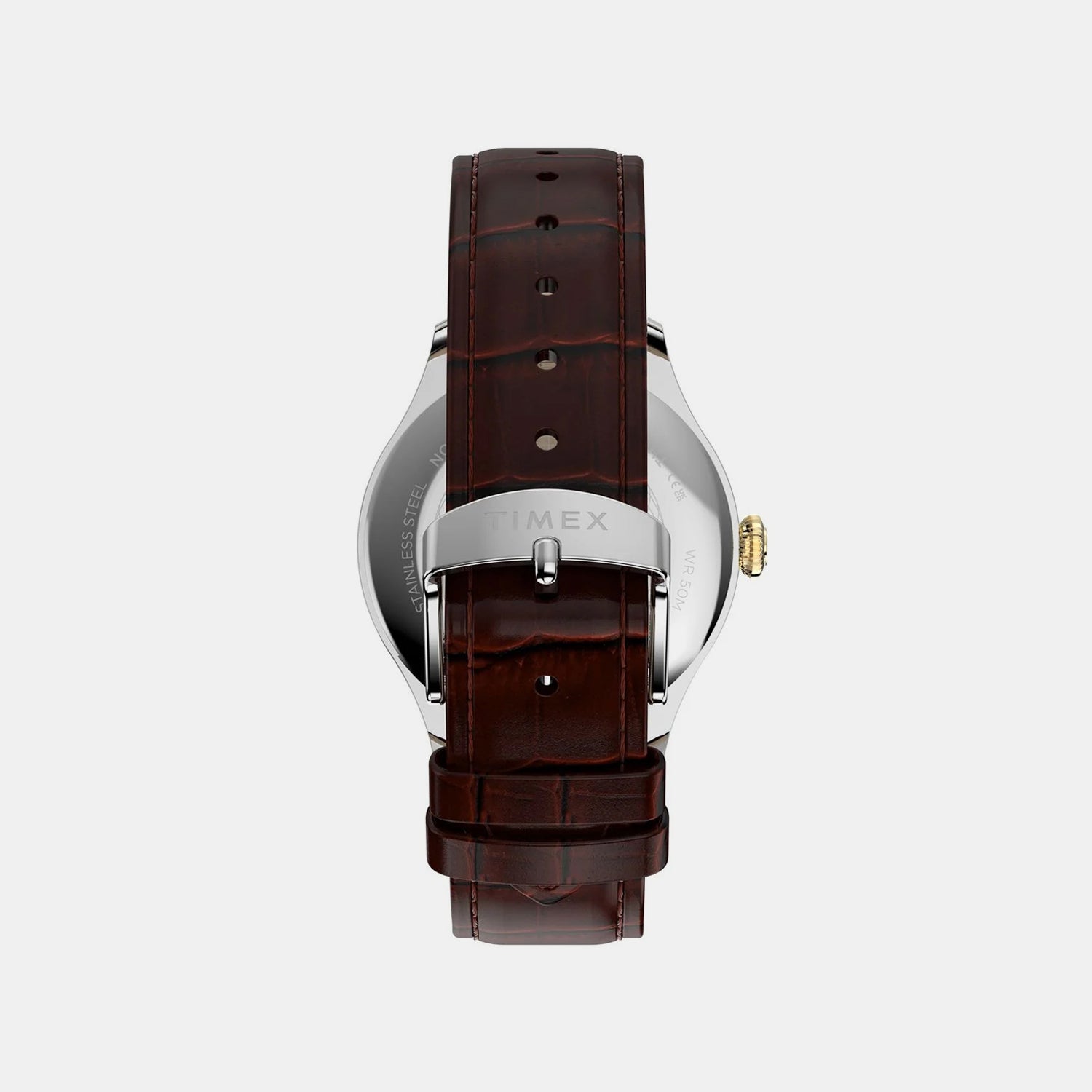 Men Quartz Black Dial Analog Leather Watch TW2Y92100UJ