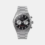 Q Timex Unisex Quartz Black Dial Analog Stainless Steel Watch TW2Y93200UJ