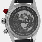 Waterbury Men Quartz Black Dial Chronograph Leather Watch TW2Y93300UJ