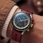 Waterbury Men Quartz Black Dial Chronograph Leather Watch TW2Y93400UJ