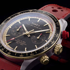Waterbury Men Quartz Black Dial Chronograph Leather Watch TW2Y93400UJ