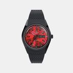Harry Potter x Q Timex Sorcerer's Stone Men Quartz Red Dial Analog Stainless Steel Watch TW2Y99700X6