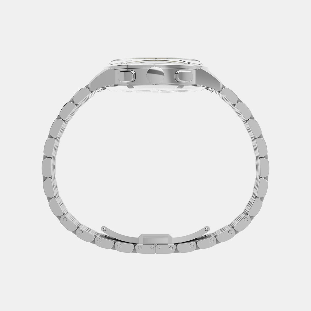 Marlin Men Quartz Silver Dial Chronograph Watch TW3A00300UJ