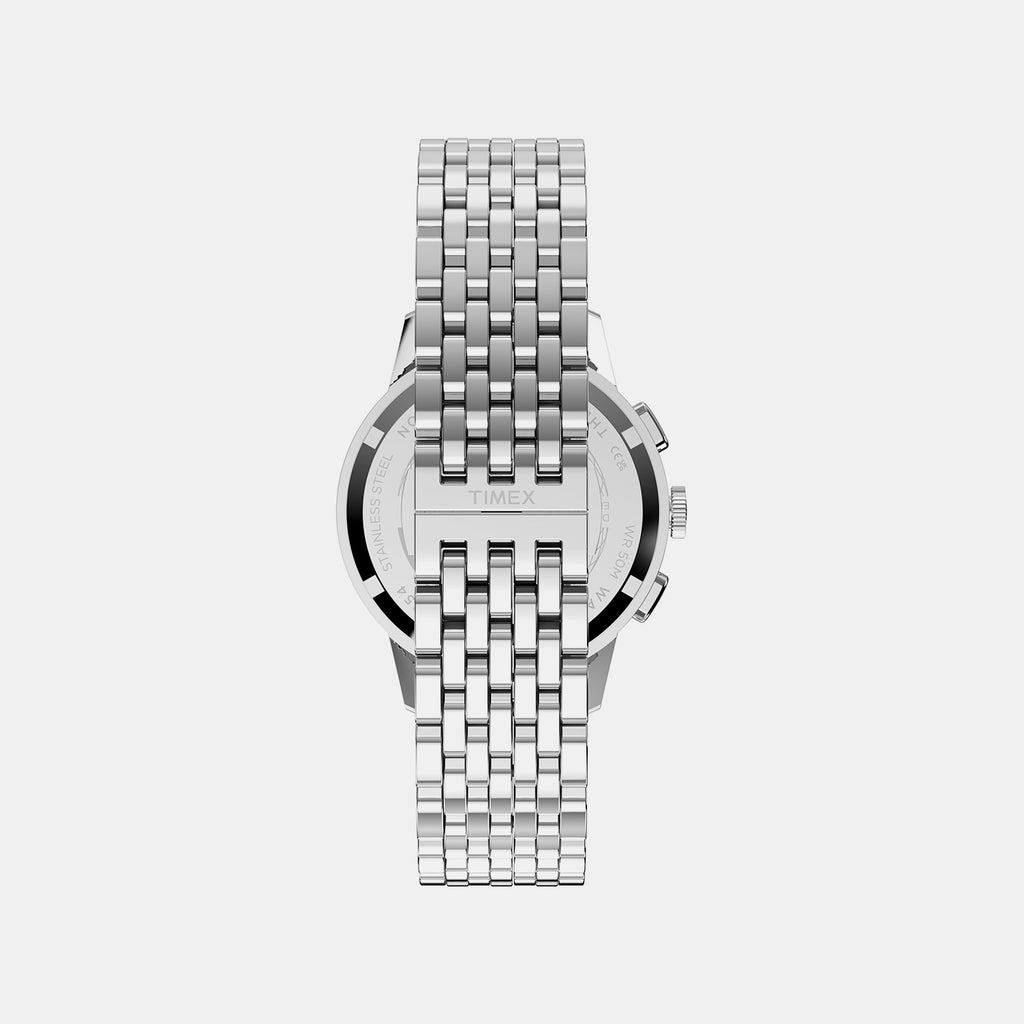 Marlin Men Quartz Silver Dial Chronograph Watch TW3A00300UJ
