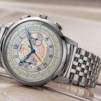 Marlin Men Quartz Silver Dial Chronograph Watch TW3A00300UJ