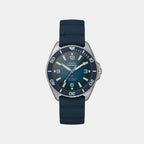 Deepwater Men Quartz Blue Dial Analog Rubber Watch TW3A01900UJ