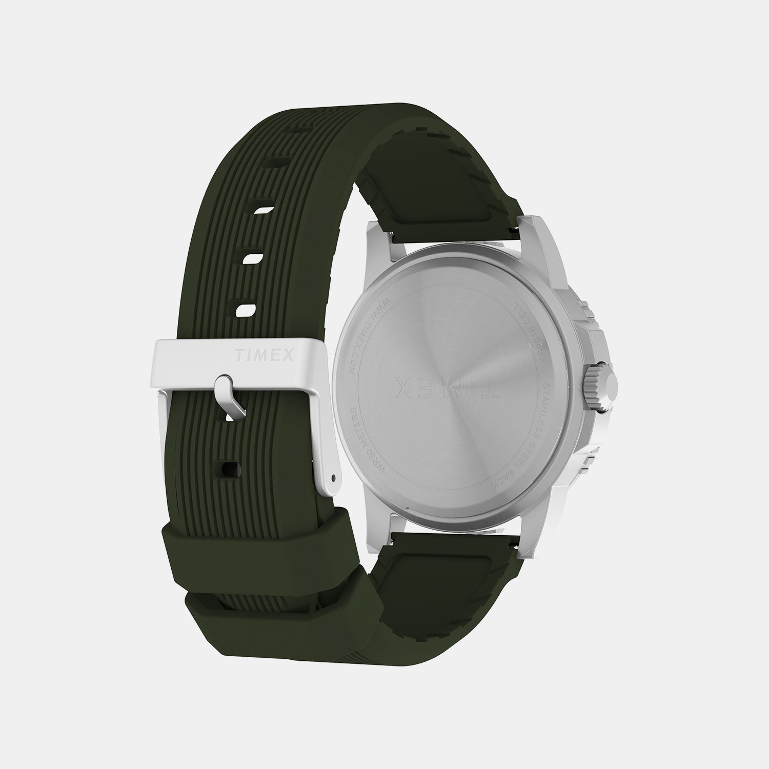 Expedition Men Quartz Green Dial Analog Silicone Watch TW4B32100UJ