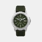 Expedition Men Quartz Green Dial Analog Silicone Watch TW4B32100UJ