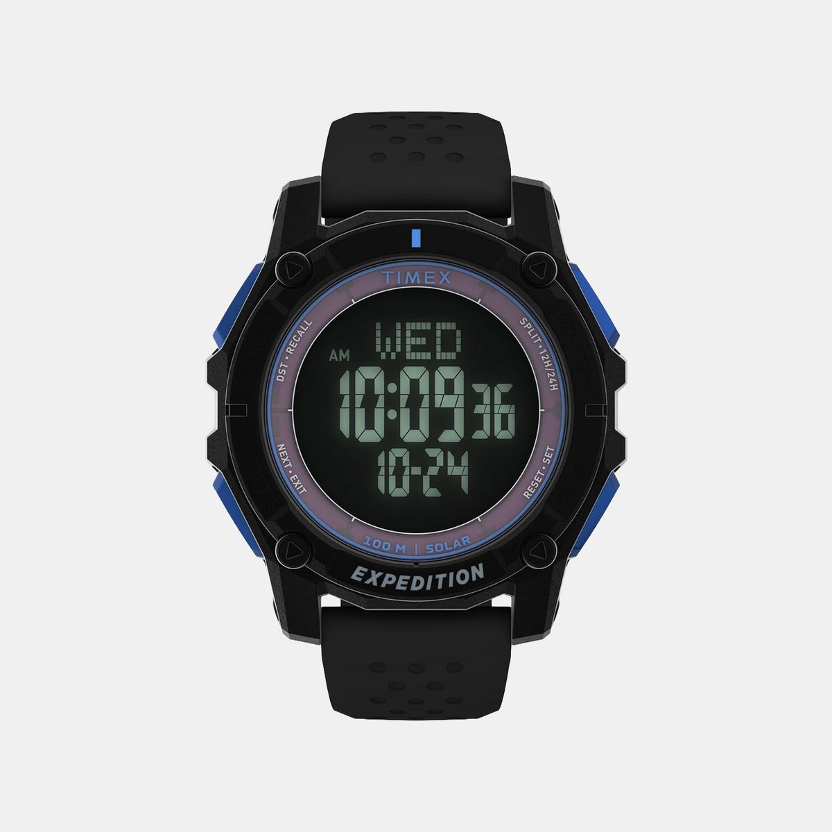 Expedition Men Quartz Black Dial Digital Silicone Watch TW4B33900UJ
