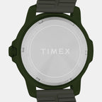 Expedition Timber Men Quartz Green Dial Analog Silicone Watch TW4B34700UJ