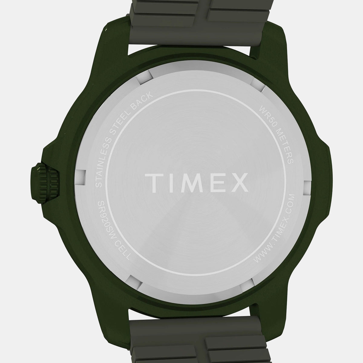 Expedition Men Quartz Green Dial Analog Silicone Watch TW4B34700UJ