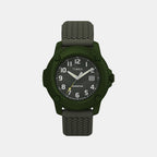 Expedition Timber Men Quartz Green Dial Analog Silicone Watch TW4B34700UJ