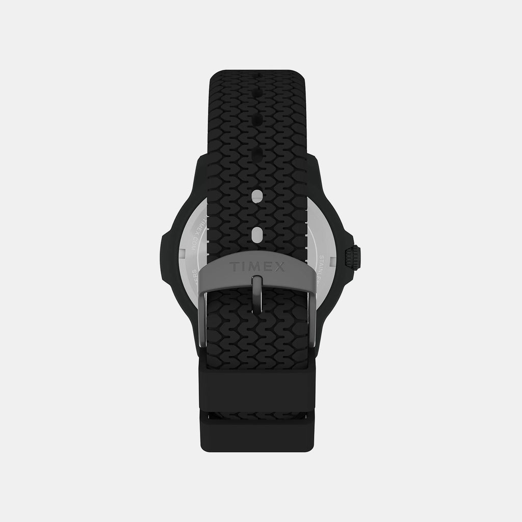 Expedition Timber Men Quartz Black Dial Analog Silicone Watch TW4B34800UJ