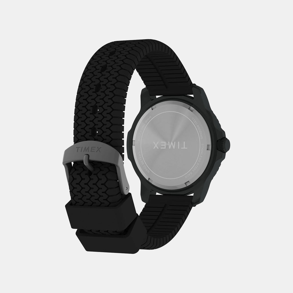 Expedition Timber Men Quartz Black Dial Analog Silicone Watch TW4B34800UJ