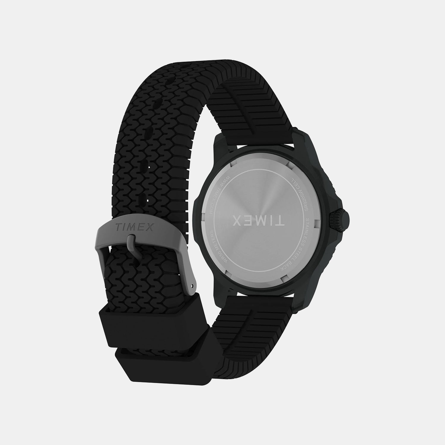Expedition Timber Men Quartz Black Dial Analog Silicone Watch TW4B34800UJ
