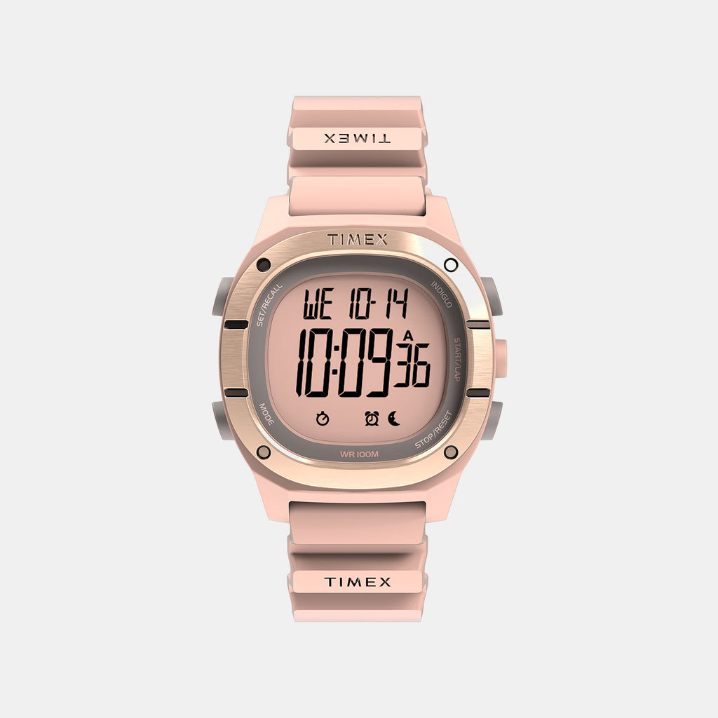 Trend Unisex Quartz Pink Dial Digital Watch TW5M35700UJ
