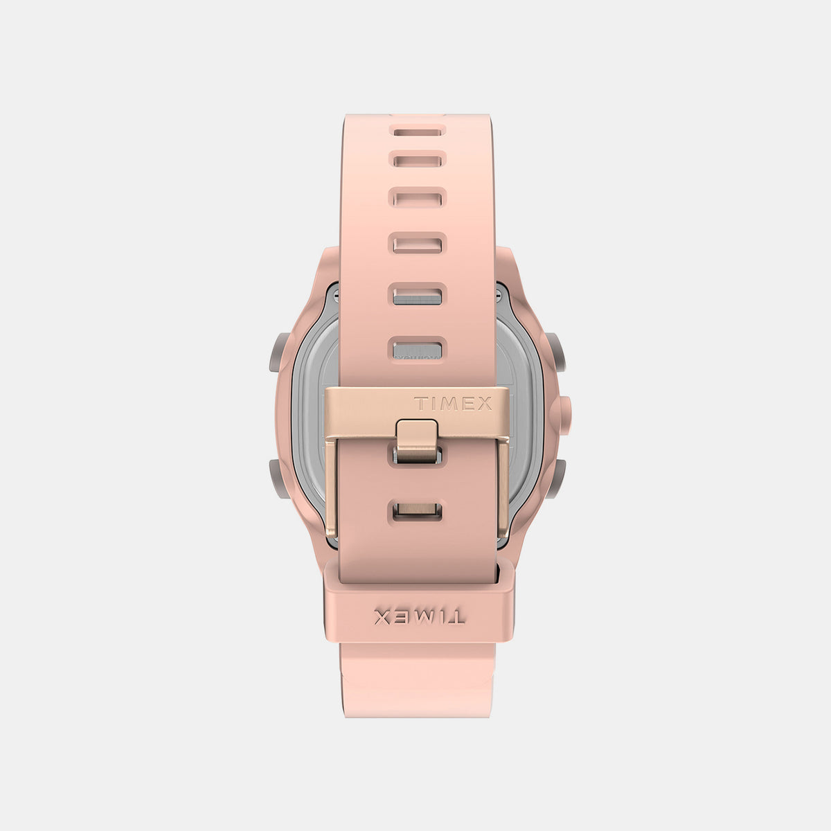 Trend Unisex Quartz Pink Dial Digital Pin Buckle Watch TW5M35700UJ