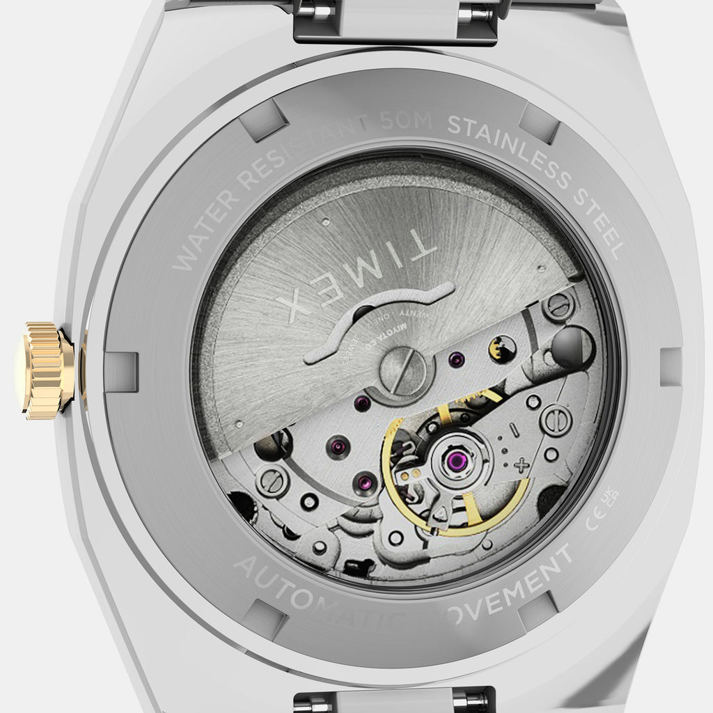 E Line Men Automatic Silver Dial Analog Stainless Steel Watch TW6A00600UJ