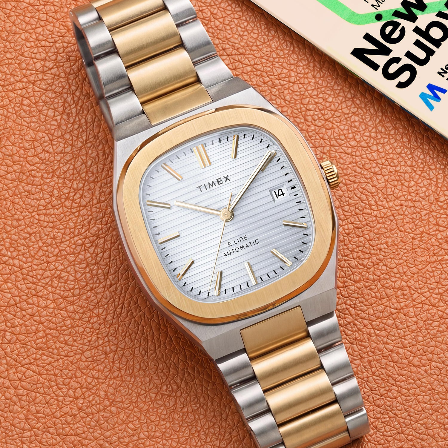 E Line Men Automatic Silver Dial Analog Stainless Steel Watch TW6A00600UJ