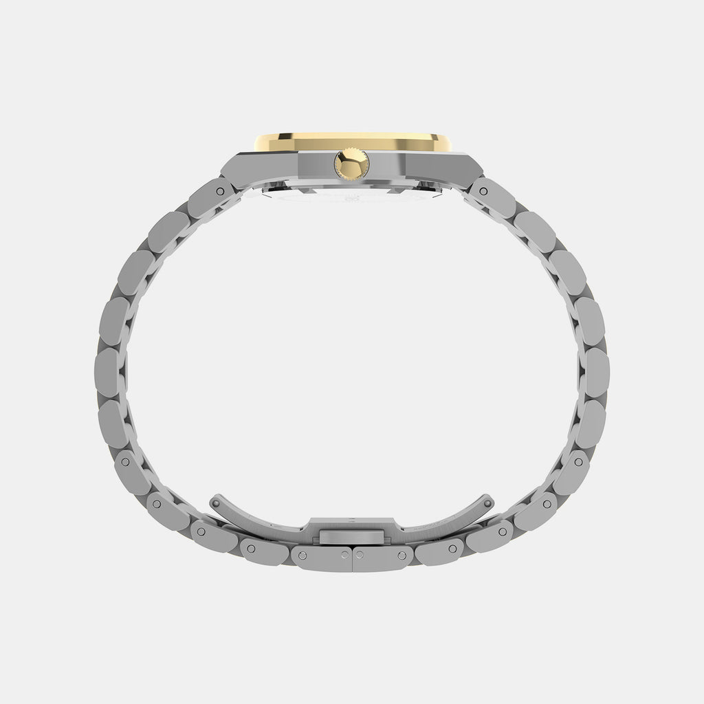 E Line Women Quartz Champagne Dial Analog Stainless Steel Watch TW6A00800UJ