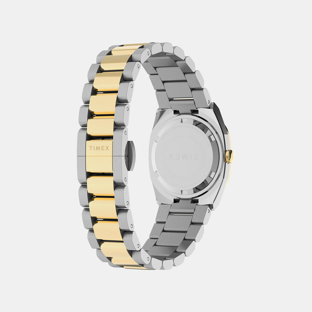 E Line Women Quartz Champagne Dial Analog Stainless Steel Watch TW6A00800UJ