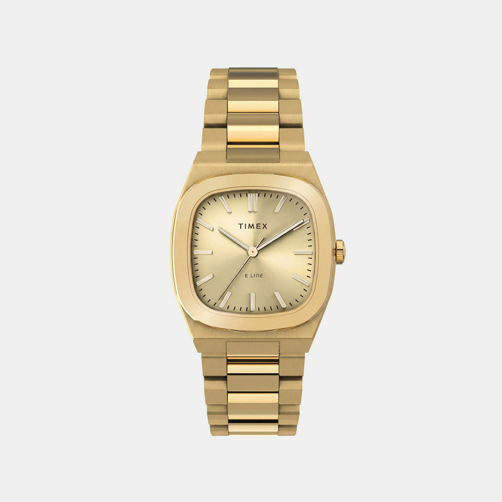 Women Quartz Champagne Dial Analog Stainless Steel Watch TW6A00900UJ