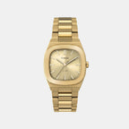 Women Quartz Champagne Dial Analog Stainless Steel Watch TW6A00900UJ
