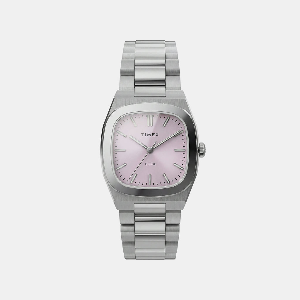 E Line Women Quartz Pink Dial Analog Stainless Steel Watch TW6A01000UJ