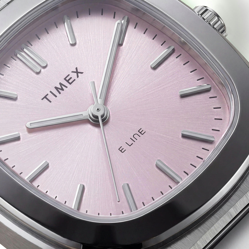 E Line Women Quartz Pink Dial Analog Stainless Steel Watch TW6A01000UJ