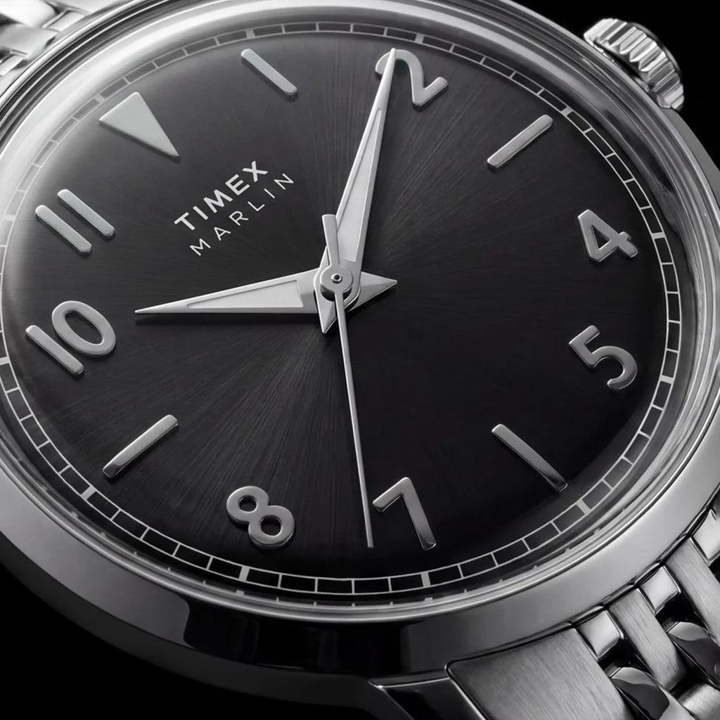 Marlin Unisex Quartz Black Dial Analog Stainless Steel Watch TW6A04200UJ