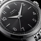 Marlin Unisex Quartz Black Dial Analog Stainless Steel Watch TW6A04200UJ