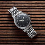 Marlin Unisex Quartz Black Dial Analog Stainless Steel Watch TW6A04200UJ
