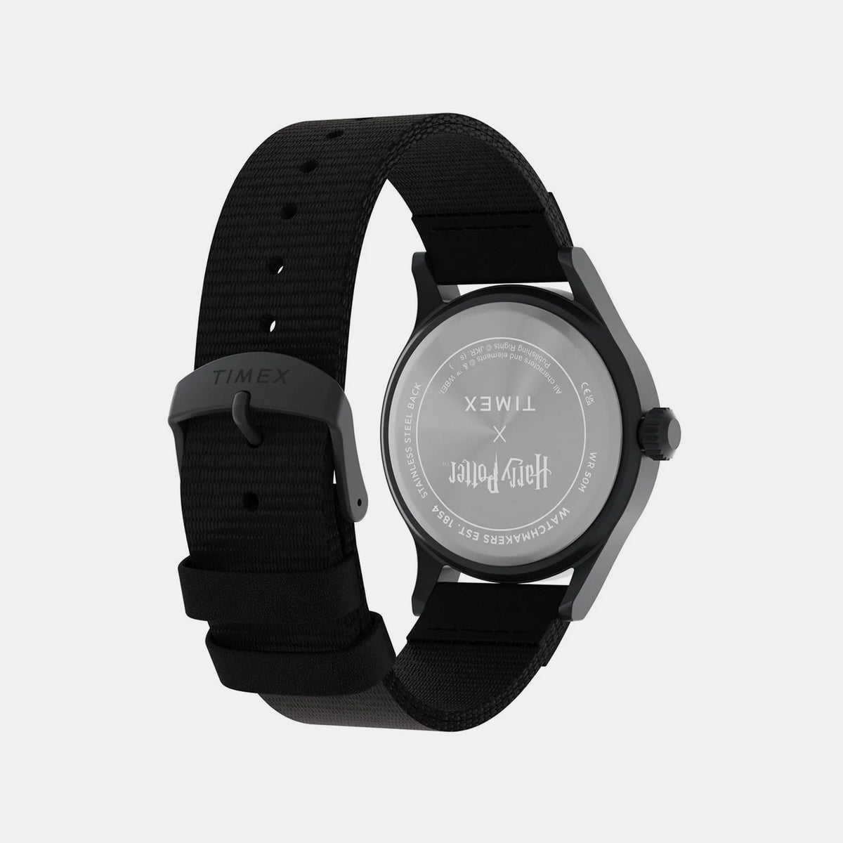 Harry Potter x Timex Men Quartz Black Dial Analog Fabric Watch TW6A05700UJ