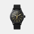Harry Potter x Timex Men Quartz Black Dial Analog Fabric Watch TW6A05700UJ