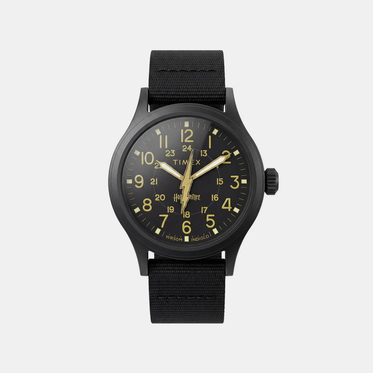 Harry Potter x Timex Men Quartz Black Dial Analog Fabric Watch TW6A05700UJ