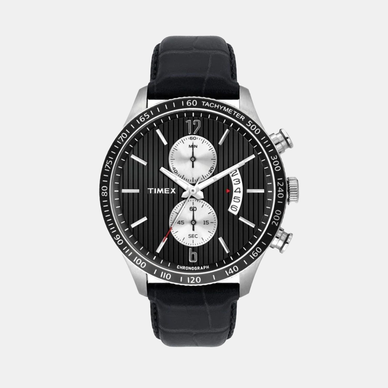 E Class Men Quartz Dial Chronograph Leather Watch TWEG14900