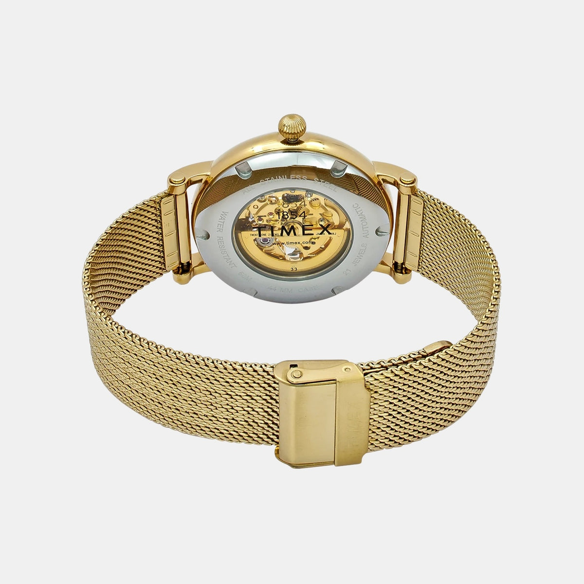 Signio Men Automatic Green Dial Analog Mesh Watch TWEG16721