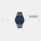 Timex Men Round Blue watch