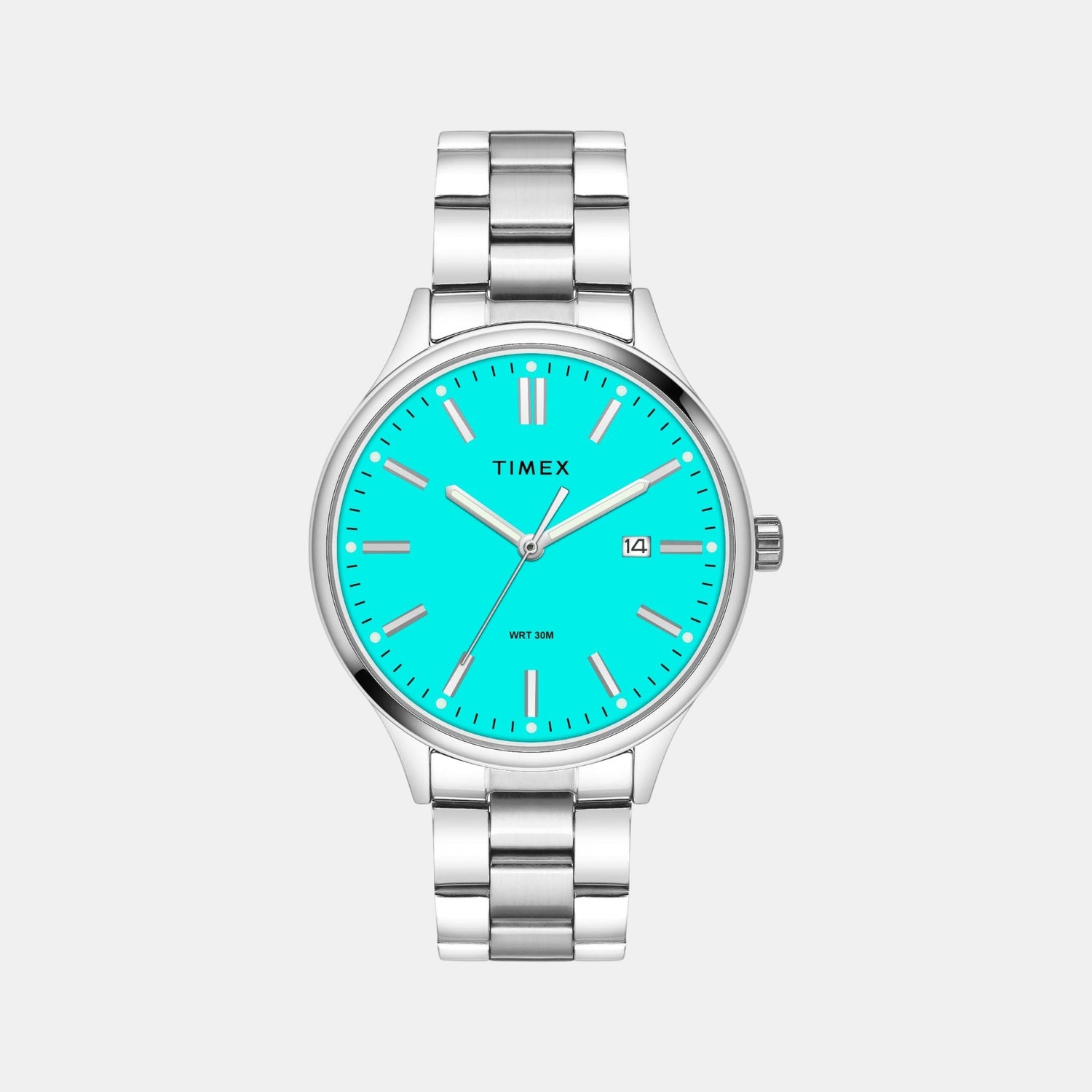 Fashion Men Quartz Blue Dial Analog Stainless Steel Watch TWEG18430