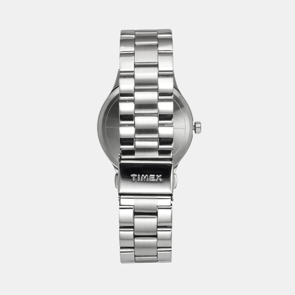 Fashion Men Quartz Blue Dial Analog Stainless Steel Watch TWEG18430