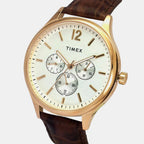 Trendline Men Quartz Dial Multi-Function Leather Watch TWEG18433