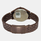 Fashion Men Quartz Brown Dial Multi-Function Stainless Steel Watch TWEG18436