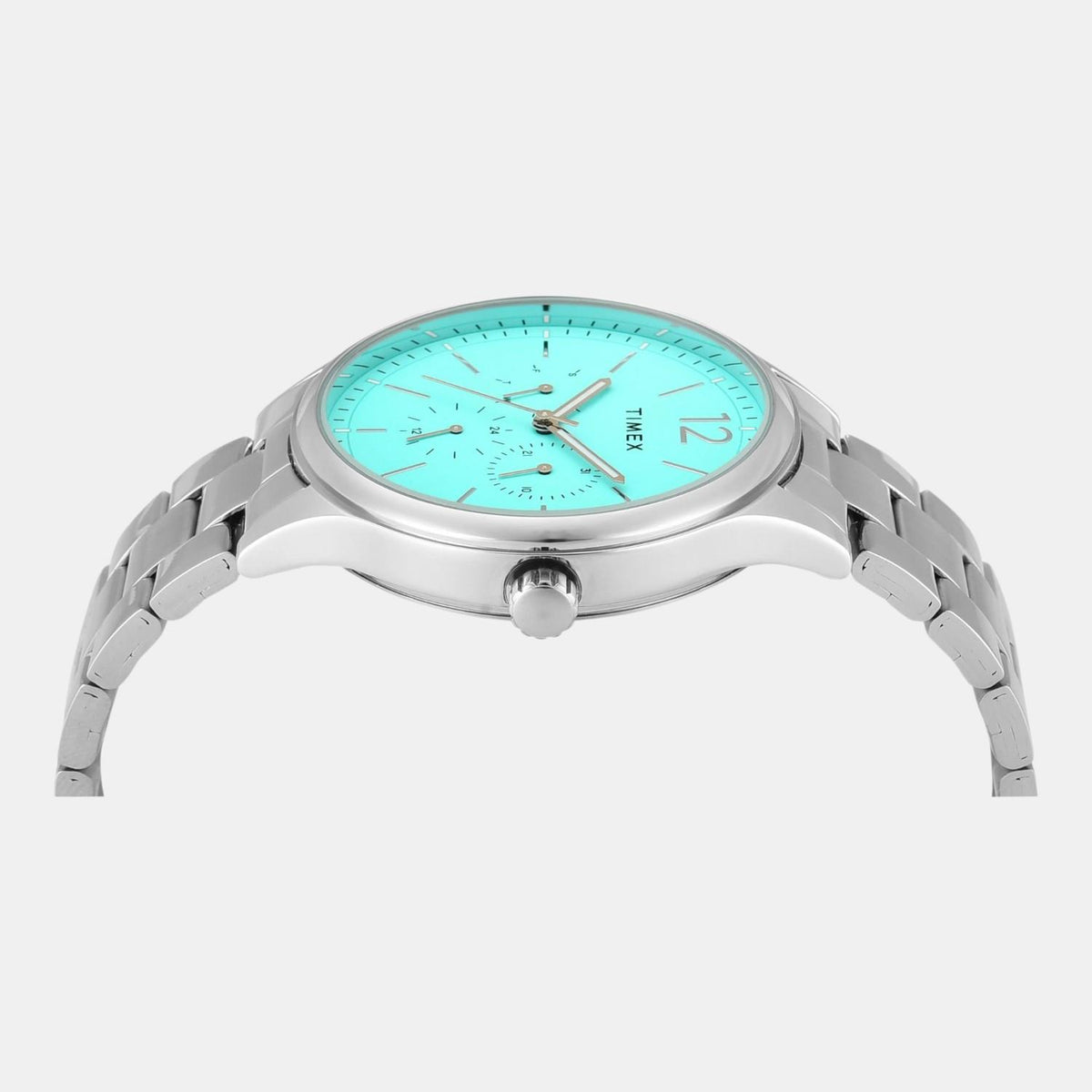 Trendline Men Quartz Brown Dial Multi-Function Stainless Steel Watch TWEG18438