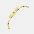 Timex Men Round Champagne watch