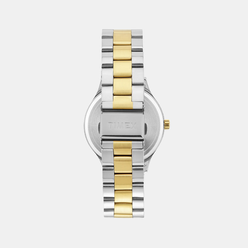 Fashion Men Quartz Green Dial Analog Stainless Steel Watch TWEG18443