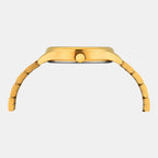 Fashion Men Quartz Champagne Dial Analog Stainless Steel Watch TWEG18444