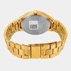 Fashion Men Quartz Champagne Dial Analog Stainless Steel Watch TWEG18444