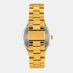 Fashion Men Quartz Champagne Dial Analog Stainless Steel Watch TWEG18444