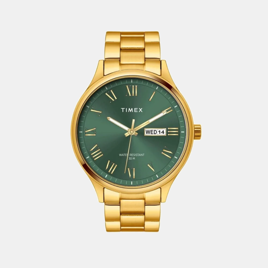 Timex Round Green Analog watch