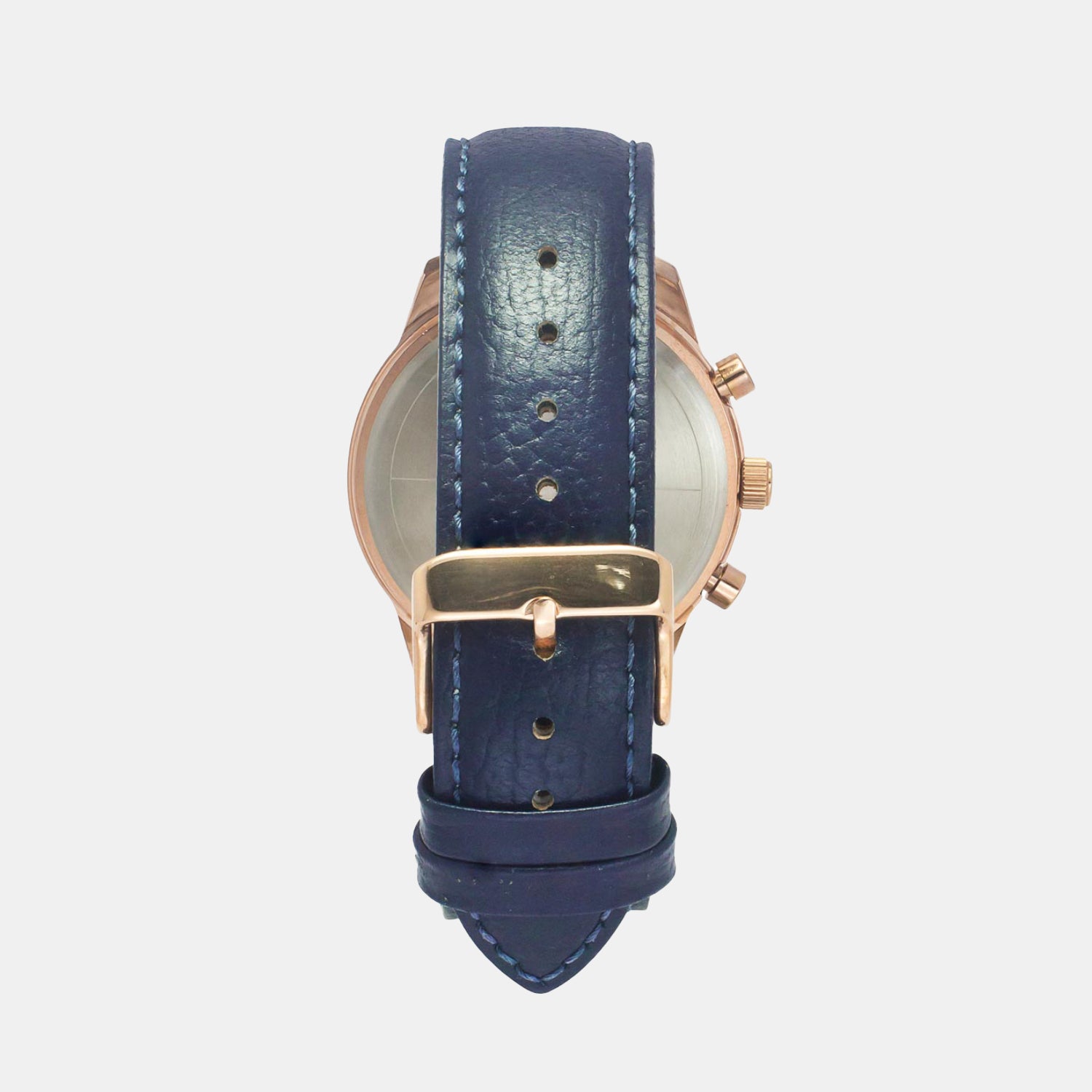 Fashion Men Quartz Blue Dial Multi-Function Leather Watch TWEG18512-EX